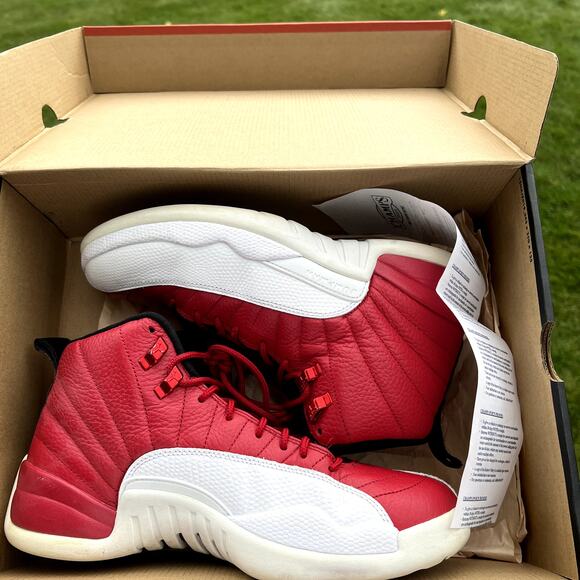 Nike Air Jordan 12 Retro Gym Red Men\'s Shoes - Size 9 - Ships Now